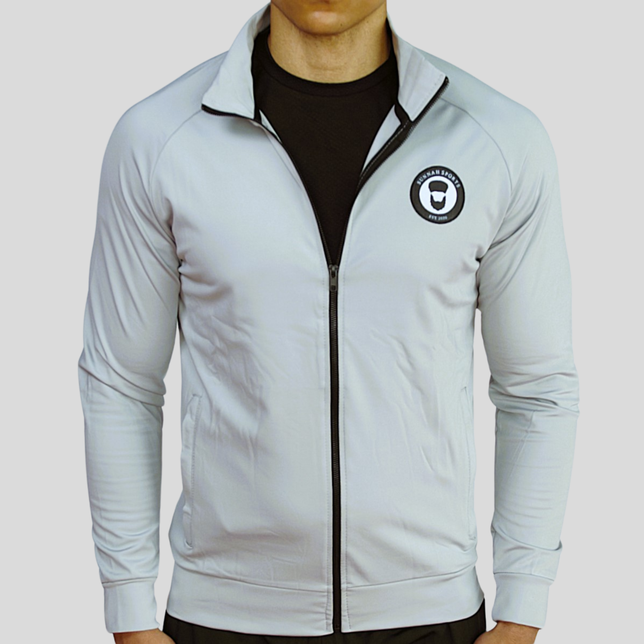 Trainingsanzug – leicht & funktional  (Hellgrau)