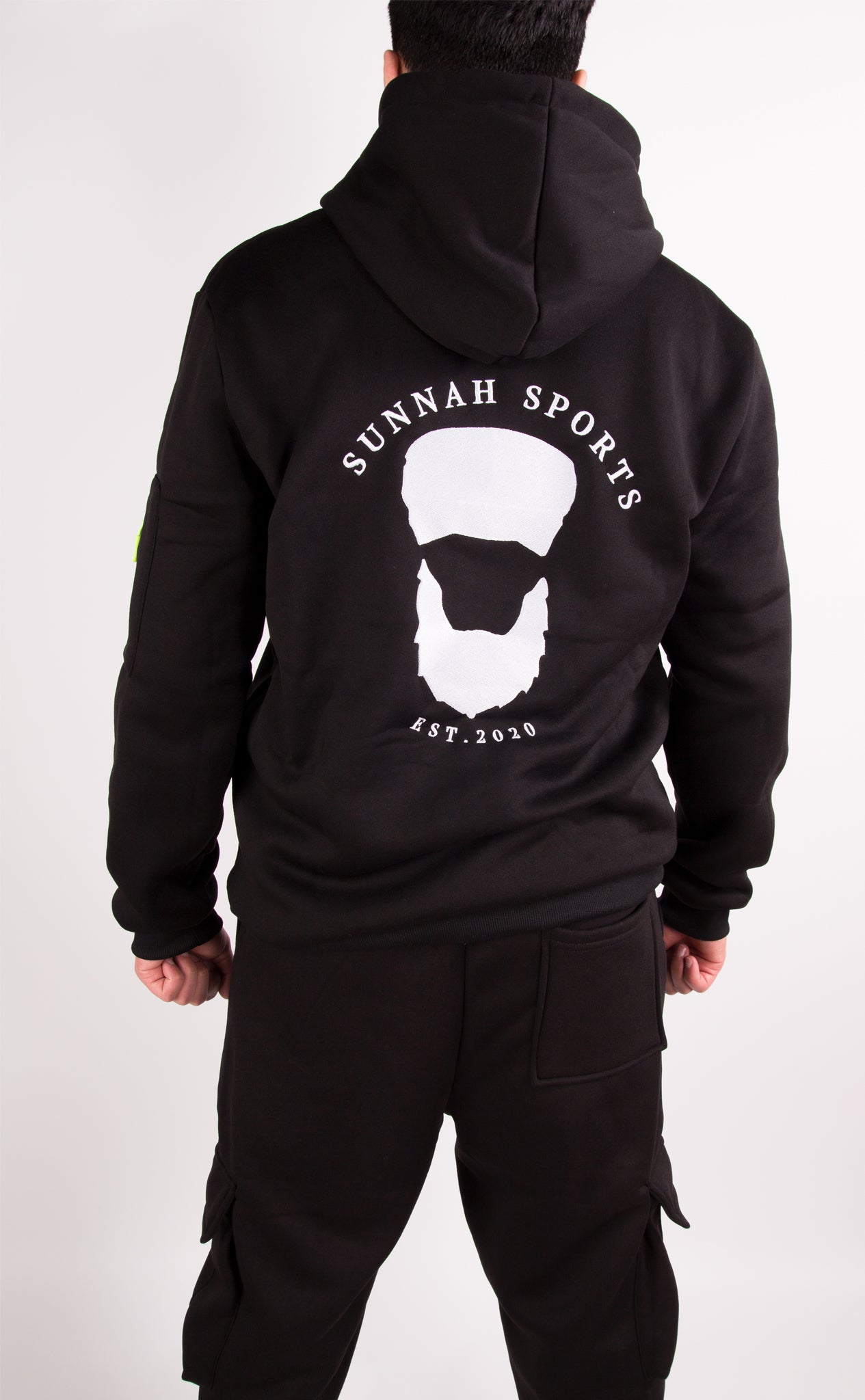 Cargo-Trainingsanzug Schwarz – Hoodie & Jogginghose