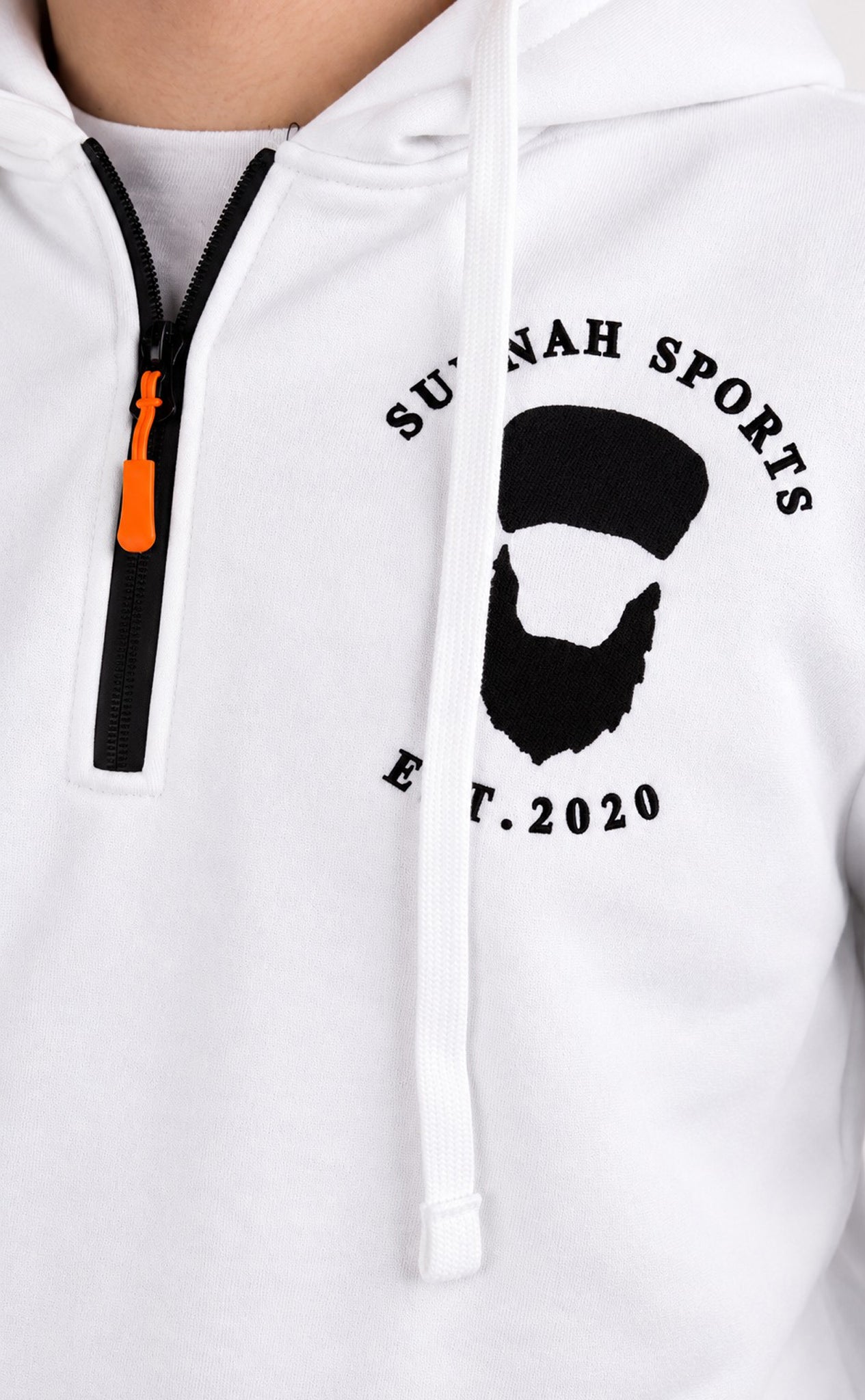 Cargo-Trainingsanzug Weiß – Hoodie & Jogginghose