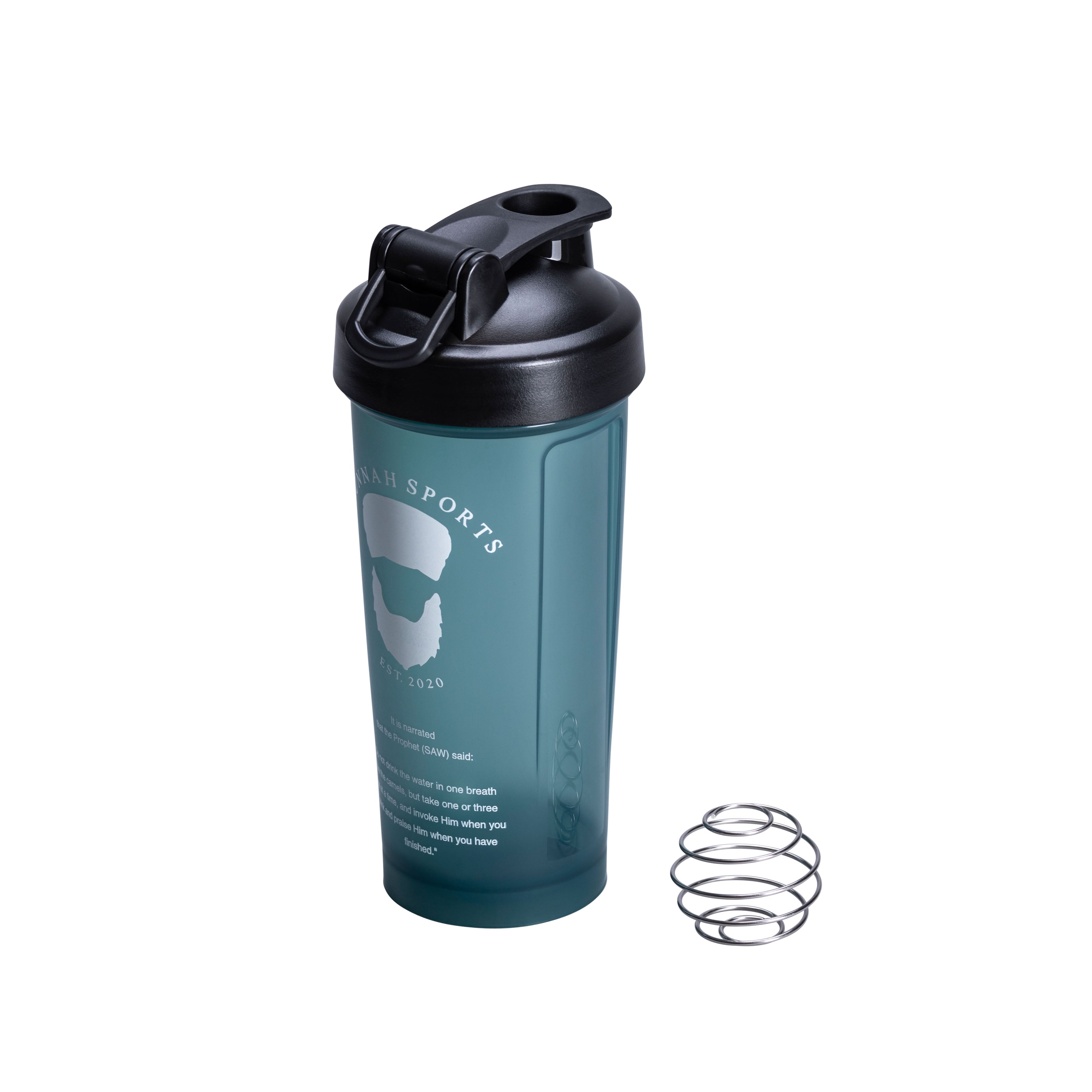 Shaker 700 ml – BPA-frei mit Edelstahl-Kugel | Schwarz oder Grün-Türkis